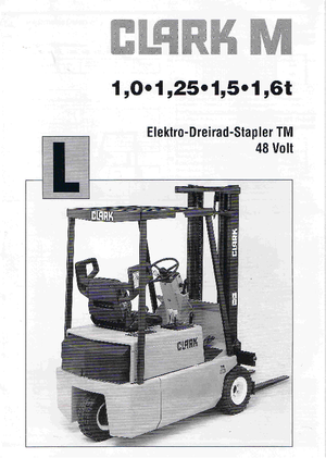 Carretillas elevadoras eléctricas Clark TM 16 L