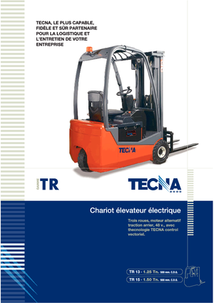 Carretillas elevadoras eléctricas Tecna TR 15