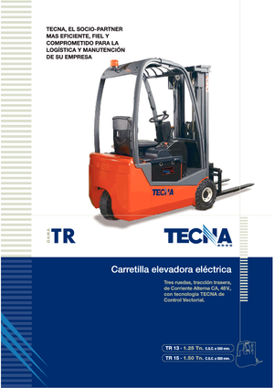 Carretillas elevadoras eléctricas Tecna TR 15