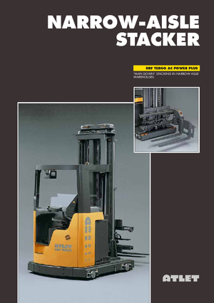 Carretillas elevadoras de carga lateral eléctricas Atlet URF 150 Tergo AC Power Plus