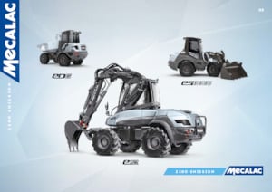 Excavadoras de ruedas eléctricas Mecalac e12