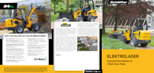 Cargadoras de ruedas eléctricas Schäffer 24e