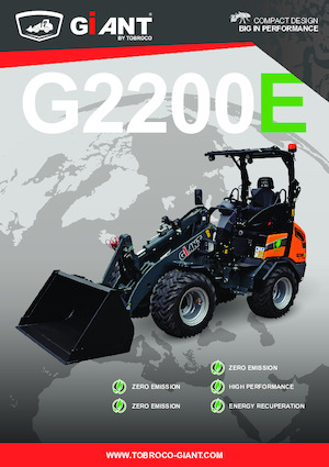 Cargadoras de ruedas eléctricas Giant G2200E