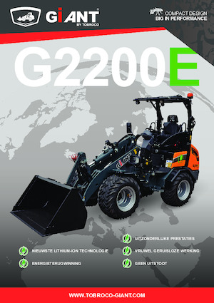 Cargadoras de ruedas eléctricas Giant G2200E