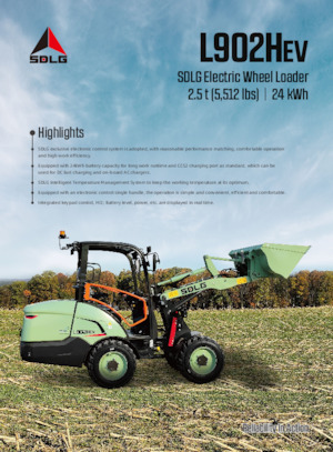 Cargadoras de ruedas eléctricas SDLG L902HEV