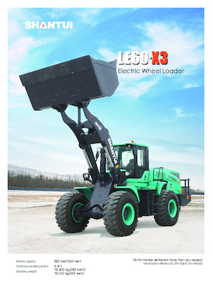 Cargadoras de ruedas eléctricas Shantui LE60-X3