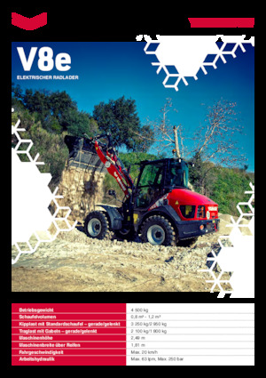 Cargadoras de ruedas eléctricas Yanmar V 8e