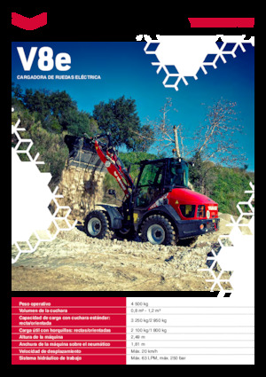 Cargadoras de ruedas eléctricas Yanmar V 8e
