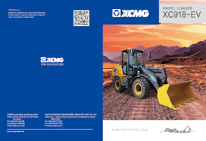 Cargadoras de ruedas eléctricas XCMG XC918-EV