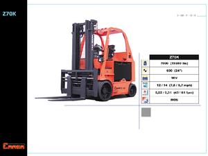 Carretillas elevadoras eléctricas Carer Z 70 KN