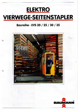 Carretillas multidireccionales eléctricas Baumann EVS 30/14/33