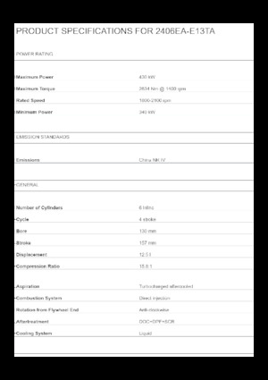 Motores Perkins 2406EA-E13TA
