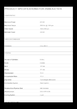 Motores Perkins 2506EA-E15TA