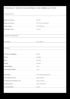 Motores Perkins 2806EA-E18TA