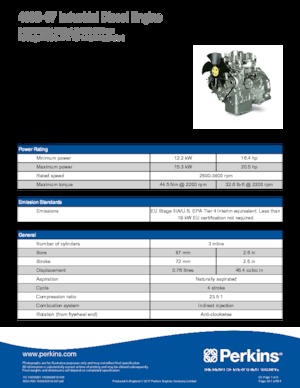Motores Perkins 403D-07