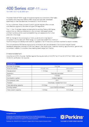 Motores Perkins 403F-11