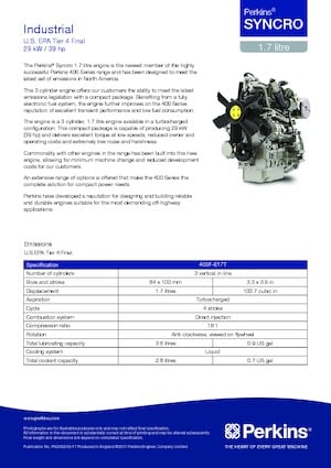 Motores Perkins 403F-E17T