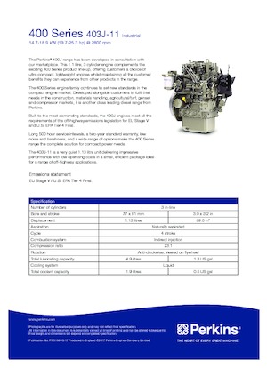 Motores Perkins 403J-11