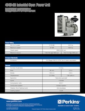 Motores Perkins 404D-22