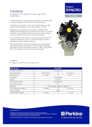 Motores Perkins 404J-E22T