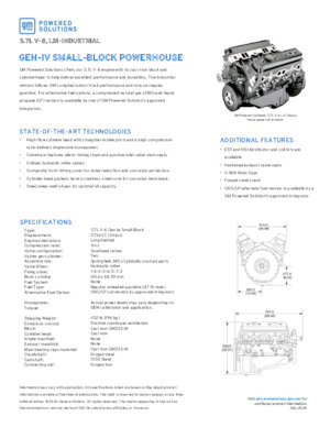 Motores GM 5.7L V-8