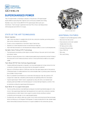 Motores GM 6.2L V-8 SC