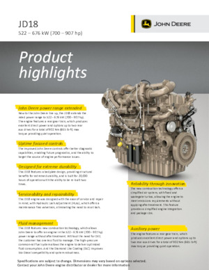 Motores John Deere Construction 6180CI510