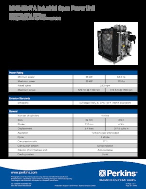 Motores Perkins 854E-E34TA