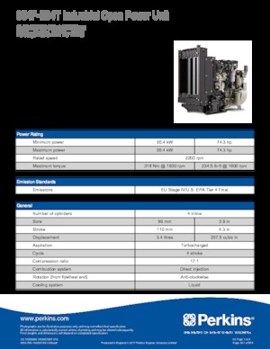 Motores Perkins 854F-E34T
