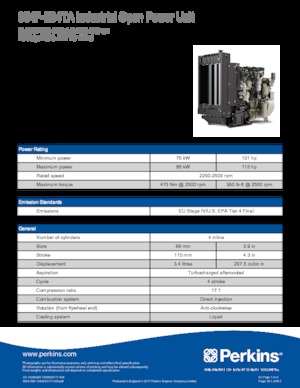 Motores Perkins 854F-E34TA