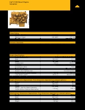 Motores Caterpillar C13B