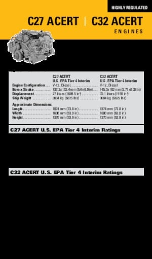 Motores Caterpillar C27