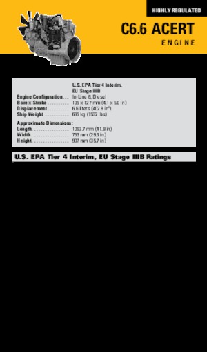 Motores Caterpillar C6.6