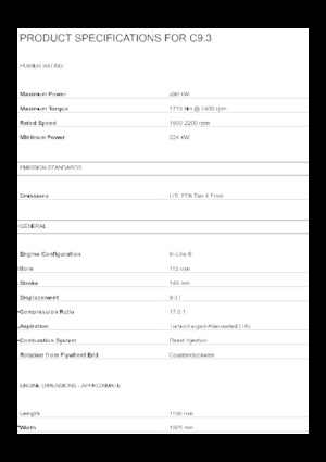 Motores Caterpillar C9.3