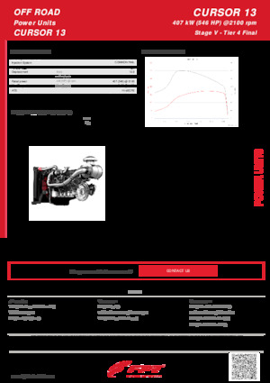 Motores FPT Industrial Cursor13 (407 kW)