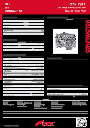 Motores FPT Industrial Cursor13 2stT (500 kW)