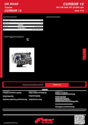 Motores FPT Industrial Cursor13 ENT (357 kW)