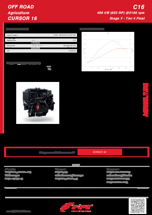 Motores FPT Industrial Cursor16 (480 kW)