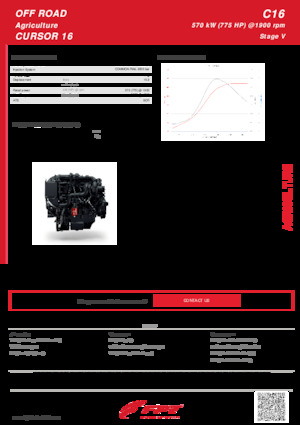 Motores FPT Industrial Cursor16 (570 kW)