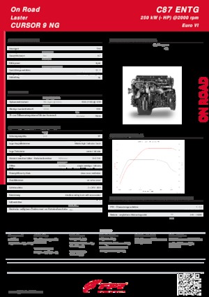 Motores FPT Industrial Cursor87 ENTG (250 kW)