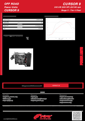 Motores FPT Industrial Cursor9 (245 kW)