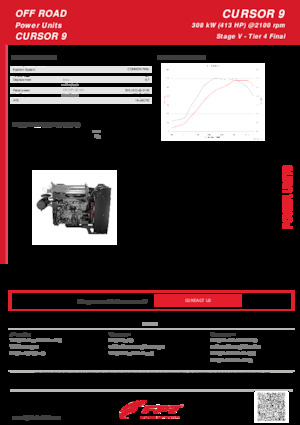 Motores FPT Industrial Cursor9 (308 kW)