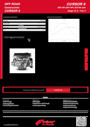 Motores FPT Industrial Cursor9 ENT (260 kW)