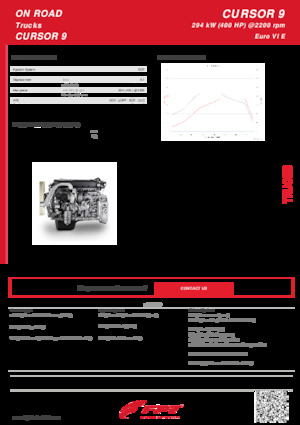 Motores FPT Industrial Cursor9 ENT (294 kW)