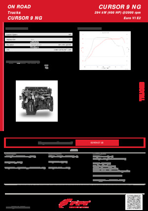 Motores FPT Industrial Cursor9 NG (294 kW)
