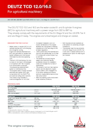 Motores Deutz D 2011 L3 i