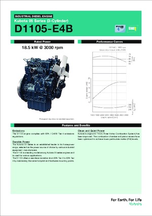 Motores Kubota D1105-E4B