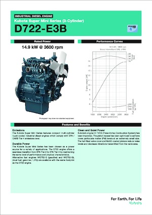 Motores Kubota D722-E3B