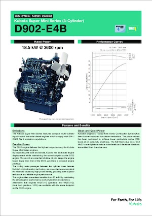 Motores Kubota D902-E4B