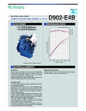 Motores Kubota D902-E3B